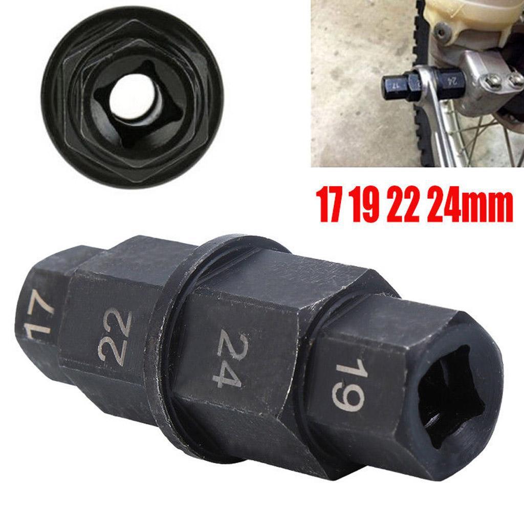SKAIFALL® Motorcycle Front Rear Wheel Axle Hex 17 19 22 24Mm Allen Spindle Drive Tool