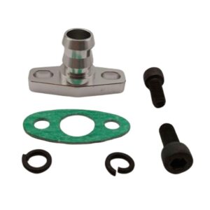 SKAIFALL® New Barb Aluminum Turbo Oil Drain Flange Ball For Gt Gt25R Gt28R Gt30R Gt35R