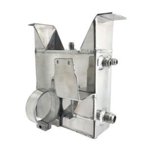 SKAIFALL® 1.5L Billet Undercar Fuel Surge Tank For 044 Fuel Pump An Dash Fittings