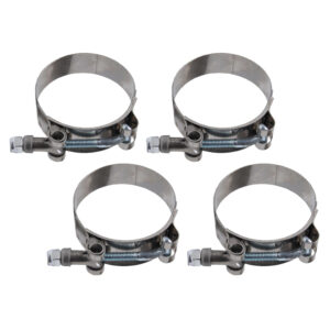 SKAIFALL® 4X 95-103Mm Stainless Steel T-Bolt Clamps Turbo Intake Silicone Hose Clamps