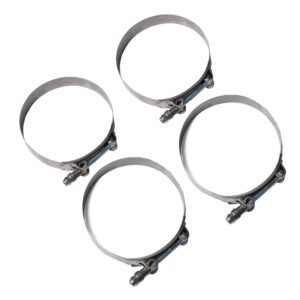 SKAIFALL® 4X 79-87Mm Stainless Steel T-Bolt Clamps Turbo Intake Silicone Hose Clamps