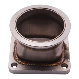 SKAIFALL® Stainless Steel 3 Inch 76Mm V Band Adapter Flange For T4 Turbo V-Band "