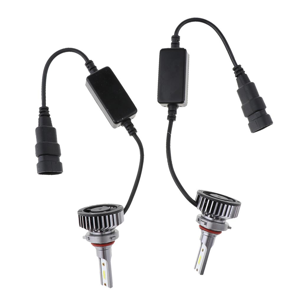 SKAIFALL® 2Pcs 8000Lm 9005 30W 6500K Led Xenon White Headlight Bulbs High/Low Beam - Image 4