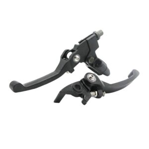 SKAIFALL® Cnc Folding Brake Lever & Clutch Handlebar Grip Lever For Dirt Bike, Black