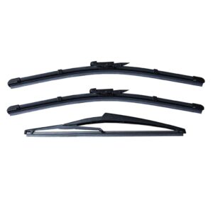 SKAIFALL® 3Pieces/Set New Windshield Wiper Bladess For Fiat Grande Punto Front & Rear