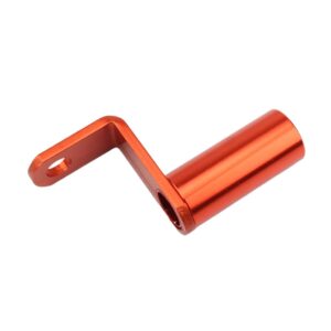 SKAIFALL® Motorcycle Rearview Side Mirror Extender Bar Bracket For Phone Gps Orange