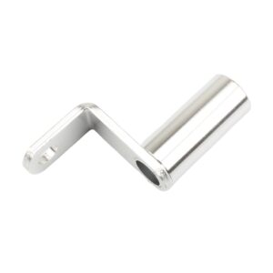 SKAIFALL® Motorcycle Rearview Side Mirror Extender Bar Bracket For Phone Gps Silver