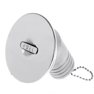 SKAIFALL® Hose Deck Fill Fuel Filler Keyless Cap For 50Mm Boat Filler Stainless Steel