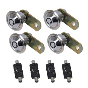 SKAIFALL® 1-1/8 Tubular Cam Lock 180Deg &2Key Pull Drawer Cabinet Toolbox Replacement