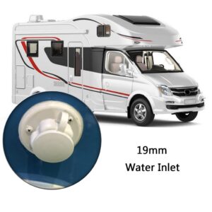 SKAIFALL® 19Mm White Round Gravity Fresh Water Filler Hatch Lockable Rv Motorhome Kits
