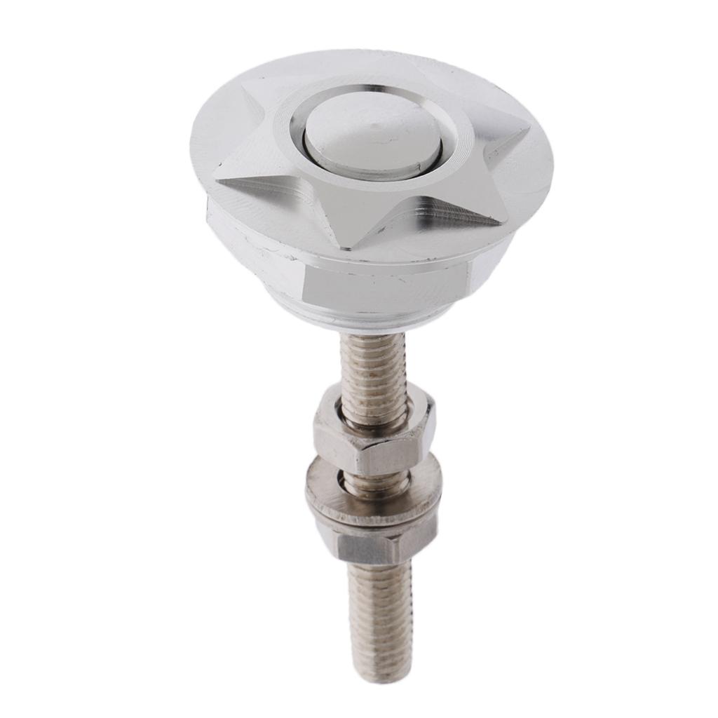 SKAIFALL® Car Universal Quick Release Latch Low Profile Hood Pins Lock Silver - Image 5