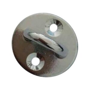 SKAIFALL® 304 Stainless Steel Round Pad Eye Plate Shade Sail Sailboat Hardware 8Mm