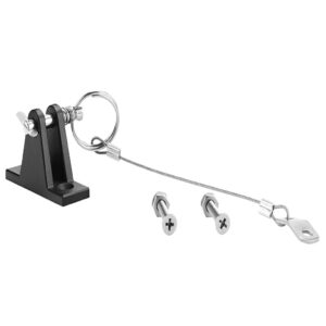 SKAIFALL® Black Nylon Boat Bimini Top Fitting With Quick Release Pin And Lanyard Set