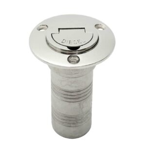 SKAIFALL® Marine Boat Diesel Fuel Deck Filler Keyless Lift Cap Stainless Steel - 38Mm