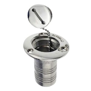 SKAIFALL® 38Mm Marine Boat Wastetank Deck Fill Filler With Key 316 Stainless Steel