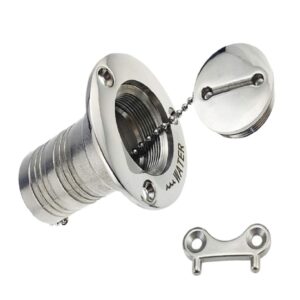 SKAIFALL® 50Mm Marine Boat Water Tank Deck Fill Filler With Key 316 Stainless Steel
