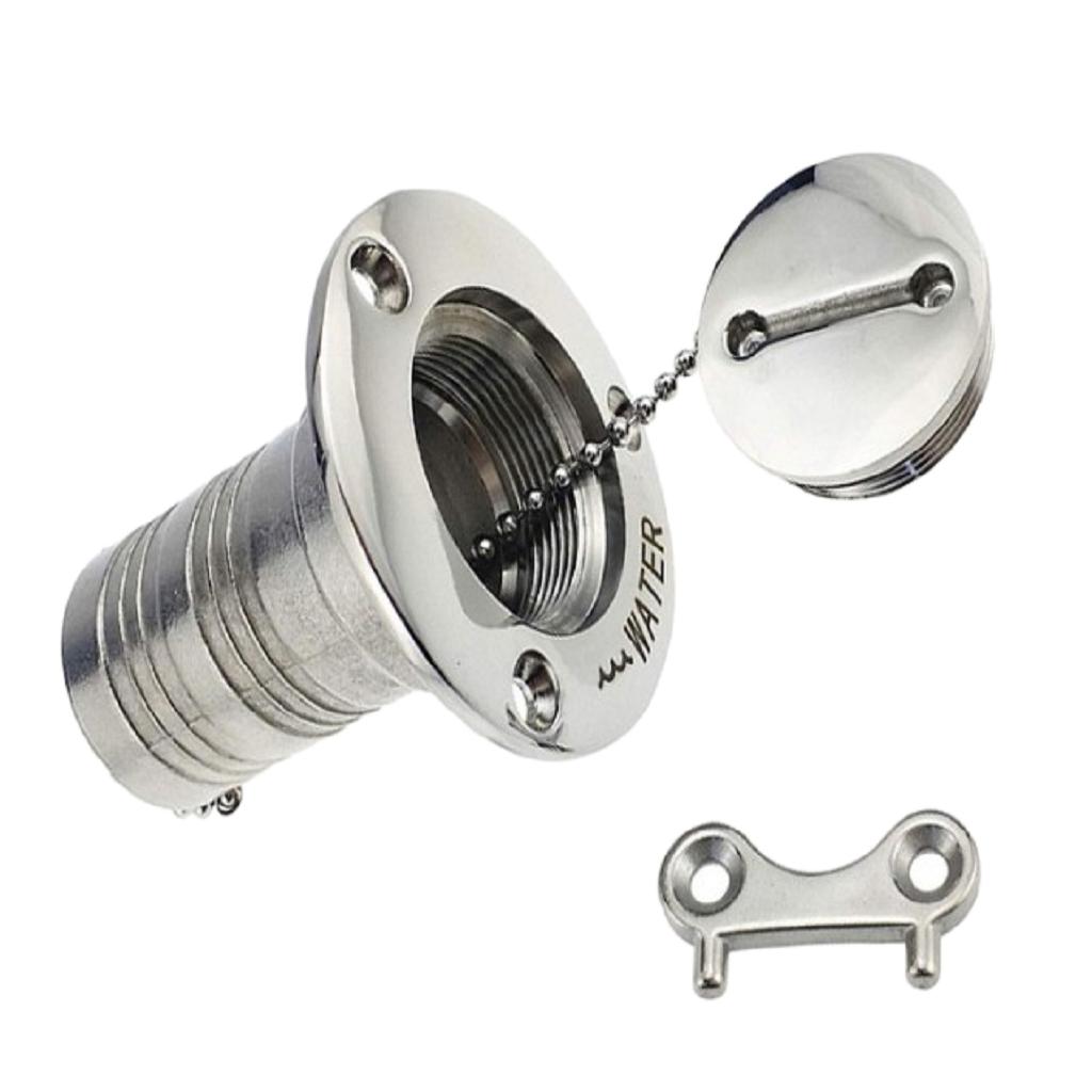 SKAIFALL® 38Mm Marine Boat Water Tank Deck Fill With Key 316 Stainless Steel