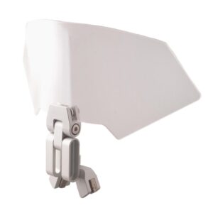 SKAIFALL® 25Cm Motorcycle Adjustable Clip On Windshield Extension Wind Deflector Clear