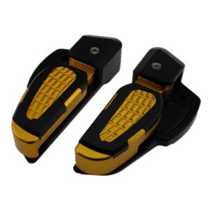 SKAIFALL® Rearpassenger Folding Foot Rest Pedals For Vespa Sprint150 125 3Vie Gold