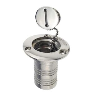SKAIFALL® 38Mm Marine Boat Diesel Tank Deck Fill Filler With Key 316 Stainless Steel