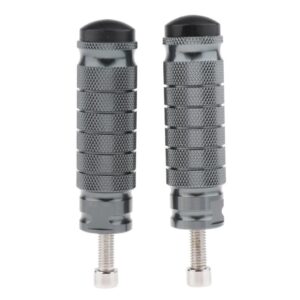 SKAIFALL® Universal Cnc Motorcycle Foot Pegs Footrest For Dirt Bike Scooter Titanium