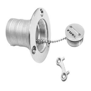 SKAIFALL® 1.5'' Boat Deck Filler Yacht Water Fill Flush Mount Marine Stainless Steel